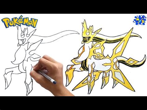 how to draw mega arceus|How to Draw Arceus from Pokemon .